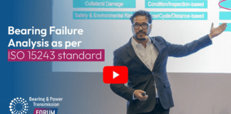 Bearing Failure Analysis as per ISO 15243 standard