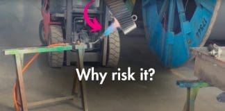 Heating a gearwheel, rolling bearing or gear parts in general with a gas flame? Absolutely not!